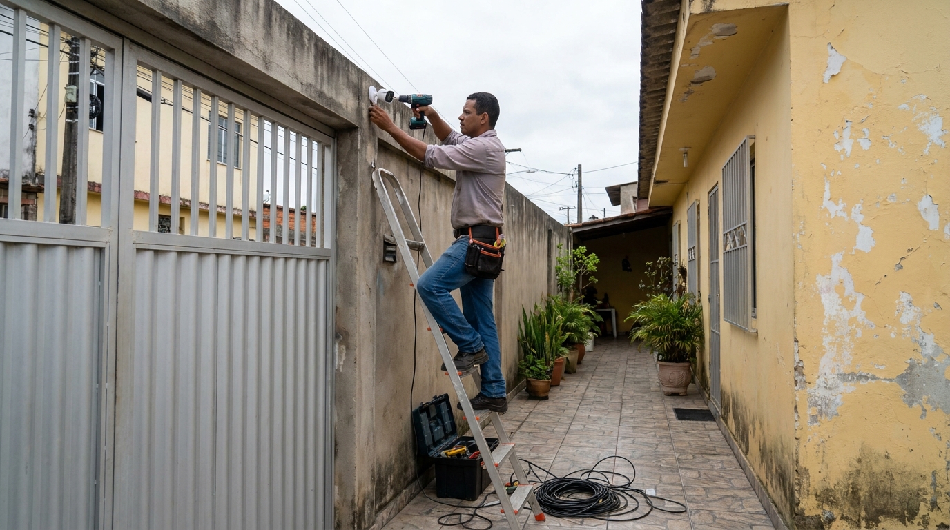 Instalacao de cameras de seguranca profissional em Indaiatuba‑SP