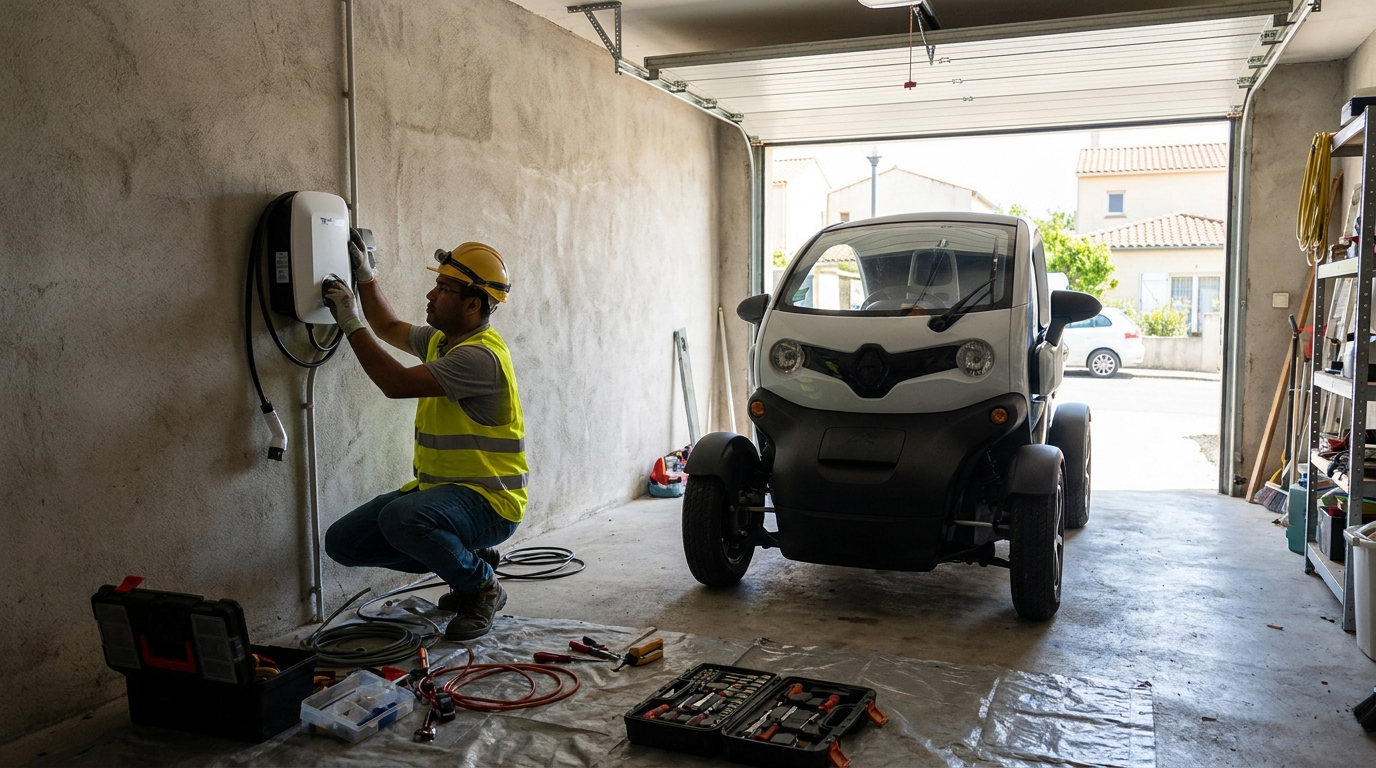 Instalacao de carregador de carro eletrico profissional em Indaiatuba‑SP