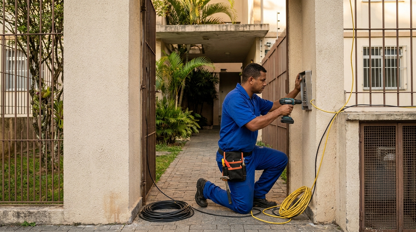 Instalacao de interfone profissional em Indaiatuba‑SP