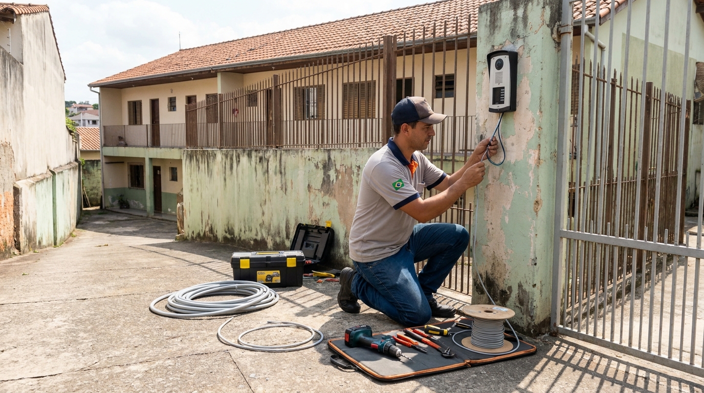 Instalacao de interfone residencial em Indaiatuba‑SP